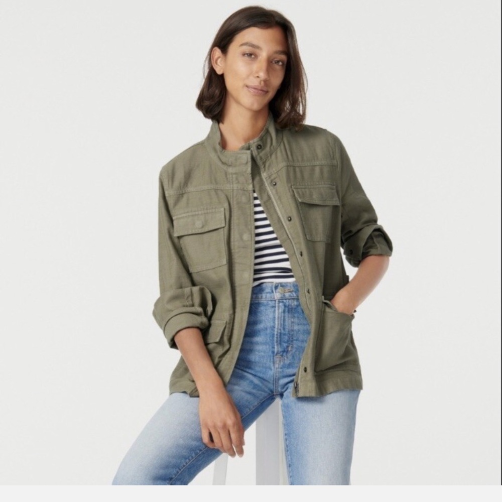 J. Crew Broken in Barn Utility Jacket L
